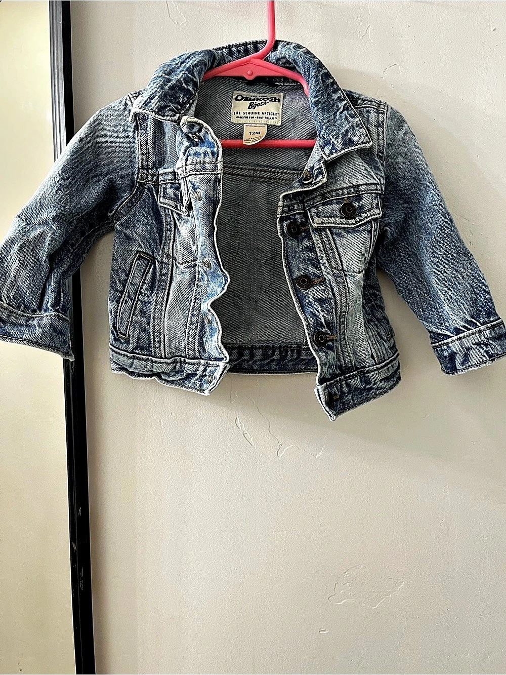 OshKosh B'gosh Baby Denim Jacket Size 12M Blue